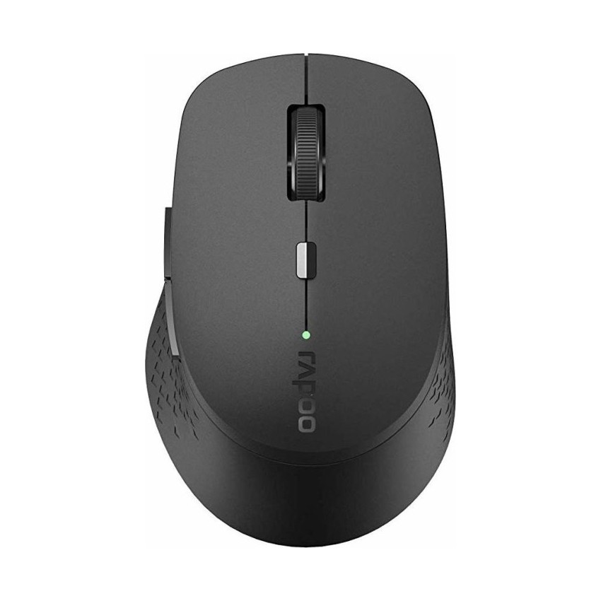 Rapoo Kabellose lautlose Multi-Mode-Maus "M300", dunkelgrau, Einstellbarer Sensor mit 1.600 DPI